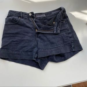 THE BEST PACSUN BLACK JEAN SHORTS SIZE 4